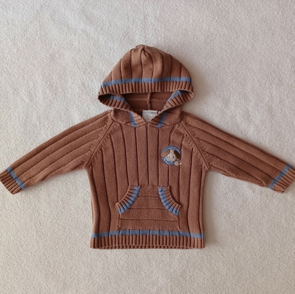Vintage 1990s Baby Boy Knit Set of sweater and pants - Picture 3 of 9